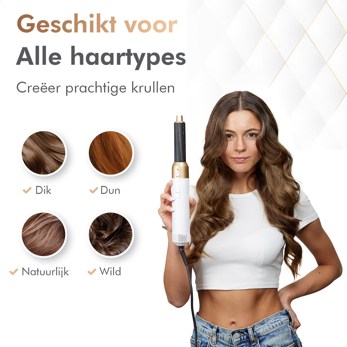 Harly 4-in-1 Hairstyler voor Perfecte Styling