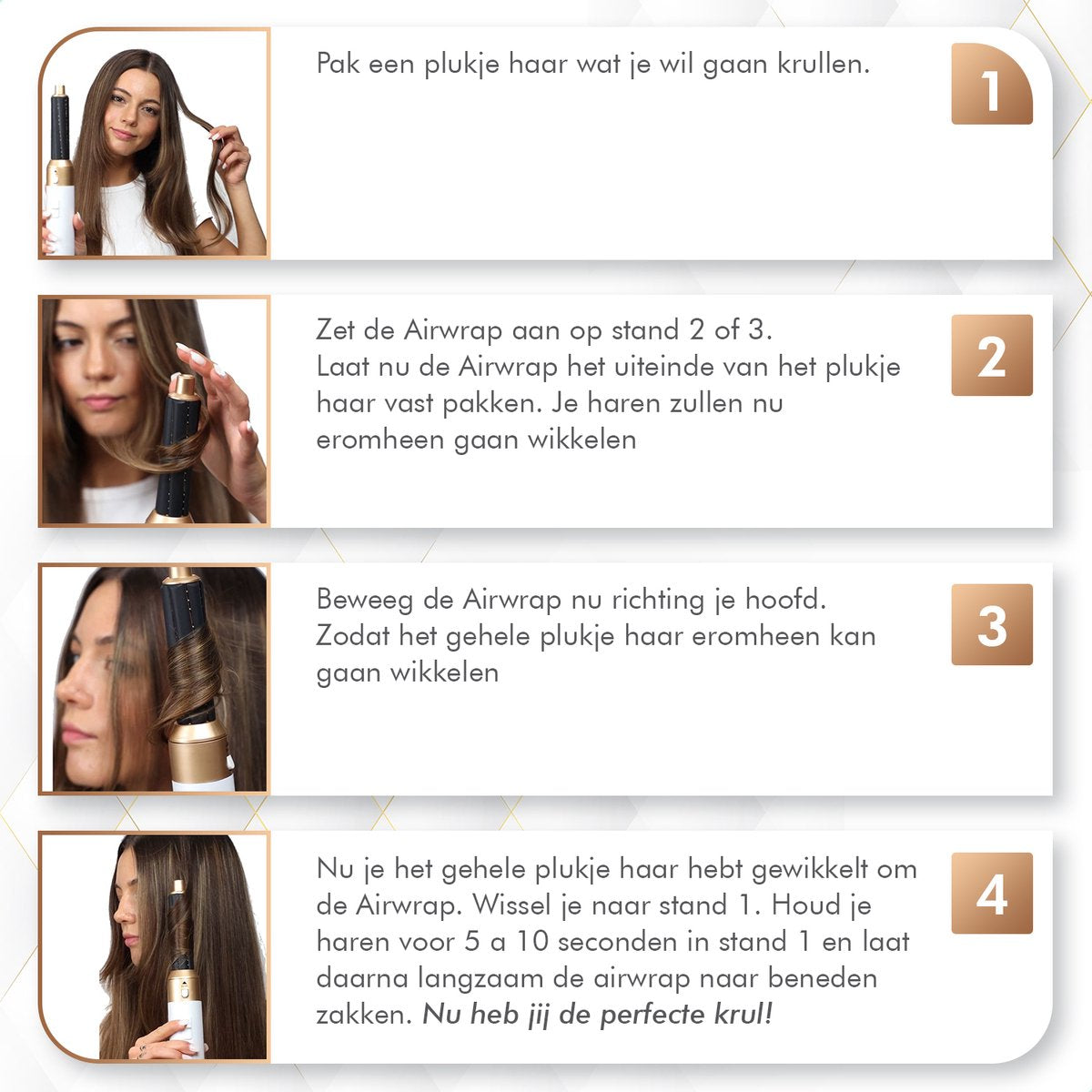 Harly 4-in-1 Hairstyler voor Perfecte Styling