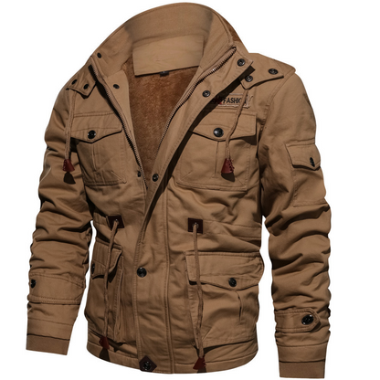 Heren Bomberjack met Capuchon voor Lente en Herfst