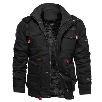 Heren Bomberjack met Capuchon voor Lente en Herfst