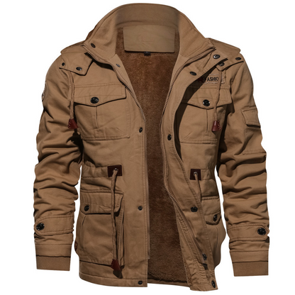 Heren Bomberjack met Capuchon voor Lente en Herfst