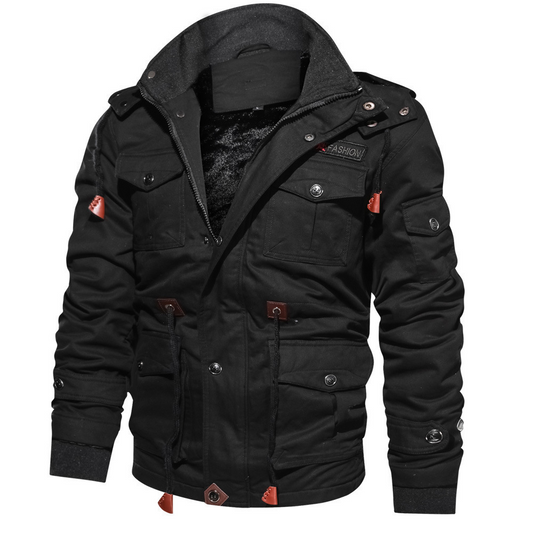 Heren Bomberjack met Capuchon voor Lente en Herfst