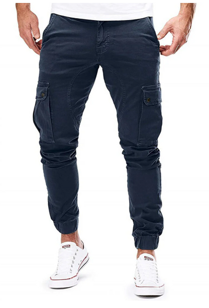 Heren Cargobroek met Elastische Tailleband