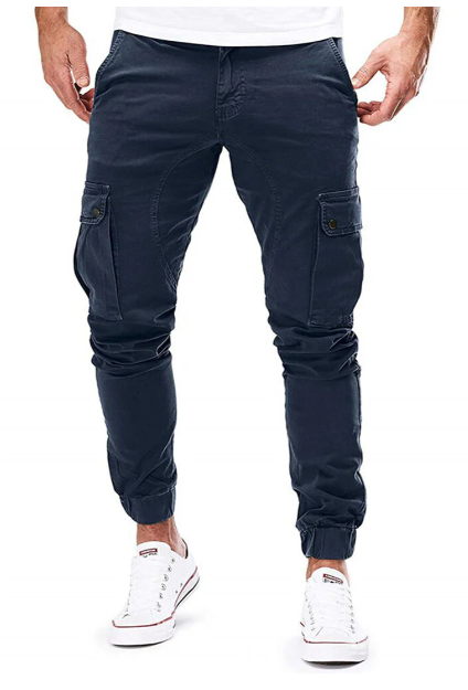 Heren Cargobroek met Elastische Tailleband
