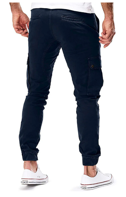 Heren Cargobroek met Elastische Tailleband