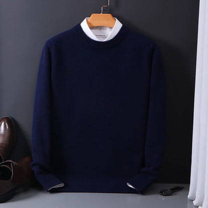 Heren Faux Kasjmier Trui - Luxe Comfort