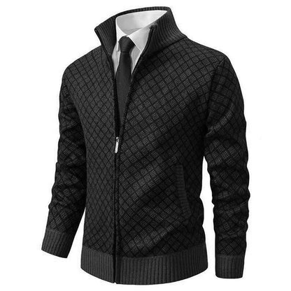 Heren Geometrisch Lente Vest met Rits