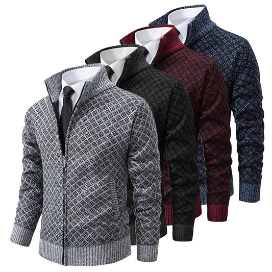 Heren Geometrisch Lente Vest met Rits