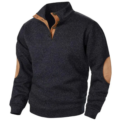 Heren Outdoor V-hals Sweatshirt Stijlvol