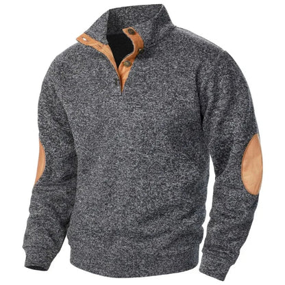 Heren Outdoor V-hals Sweatshirt Stijlvol
