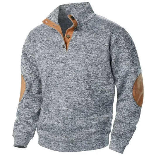 Heren Outdoor V-hals Sweatshirt Stijlvol