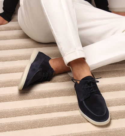 Heren Suede Loafers - Stijlvol Comfort