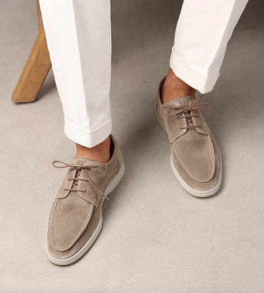 Heren Suede Loafers - Stijlvol Comfort