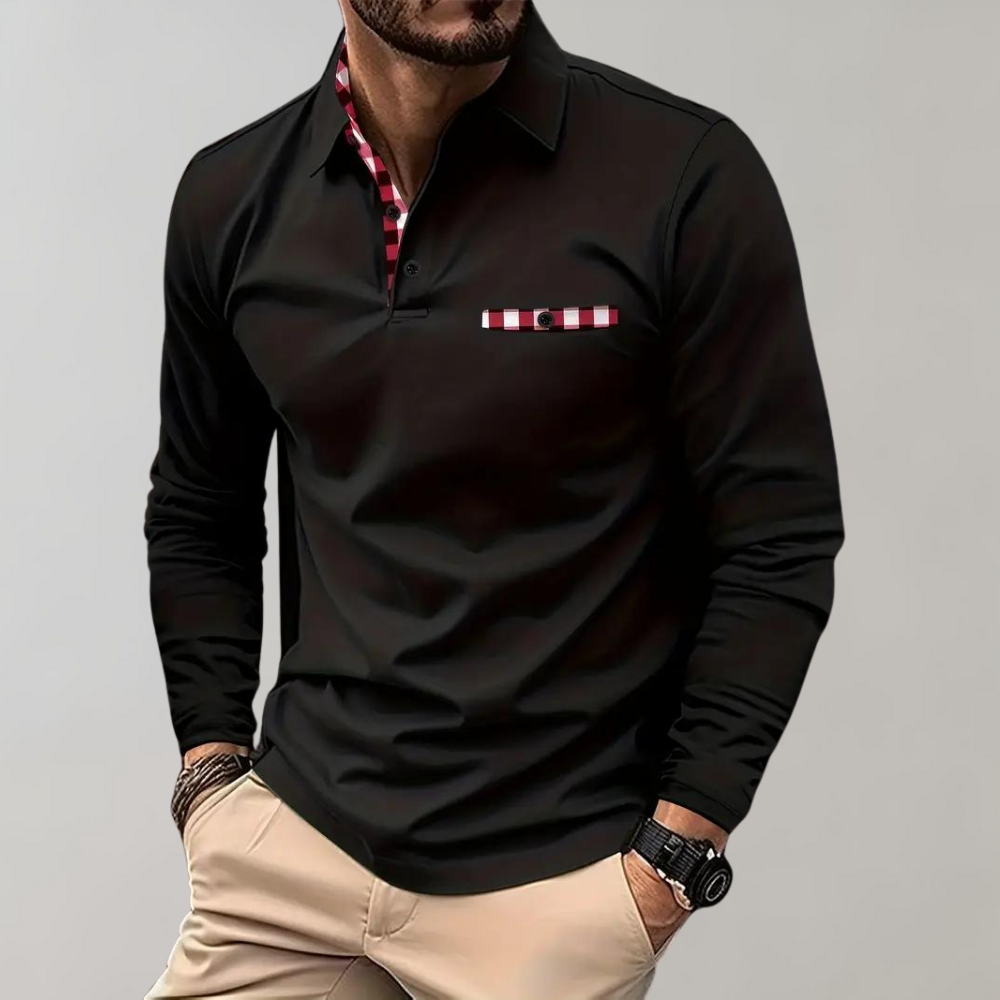 Heren T-shirt Lange Mouwen Stijlvol Comfortabel