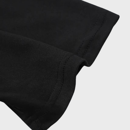 Heren T-shirt Ronde Hals Minimalistische Print