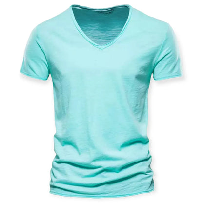 Heren V-hals T-shirt Comfort Fit