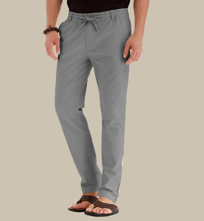 Heren Zomerbroek met Elastische Tailleband