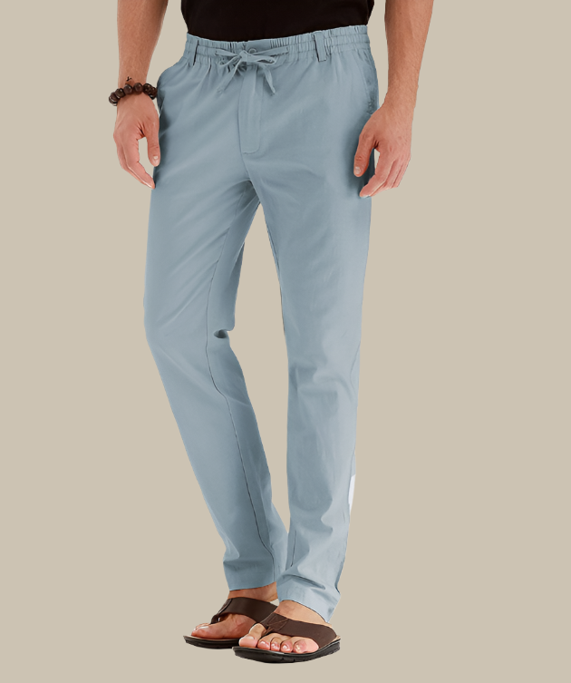 Heren Zomerbroek met Elastische Tailleband