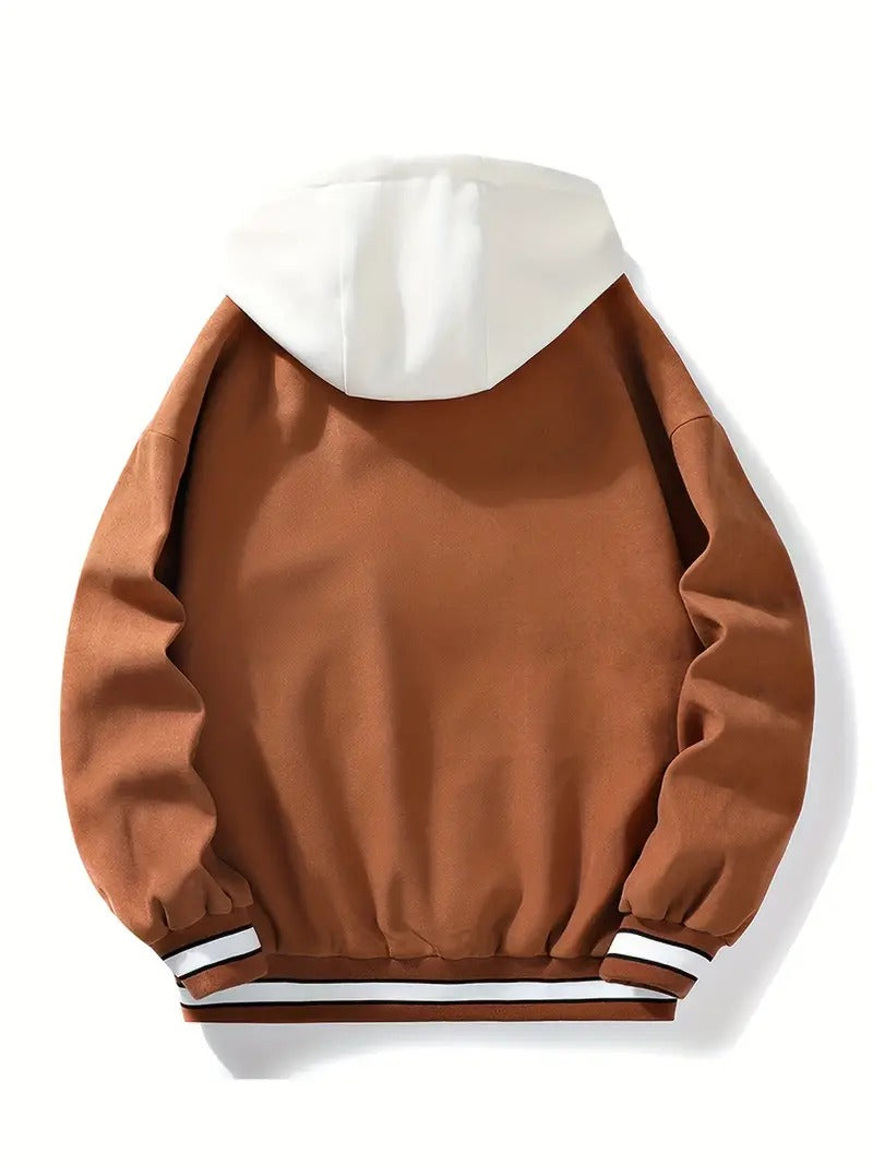 Herenhoodie Jas met Stijlvolle Capuchon