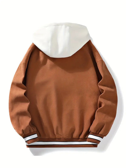 Herenhoodie Jas met Stijlvolle Capuchon