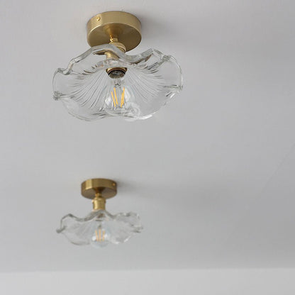 Hibiscus Plafondlamp - Hoogwaardig Glas Sfeer