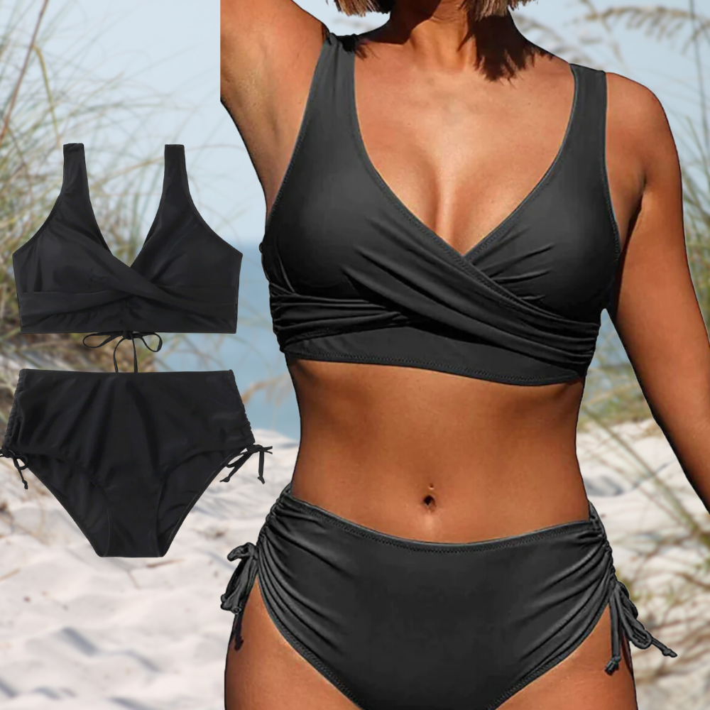 High Waist Bikini Set met Elegant Design