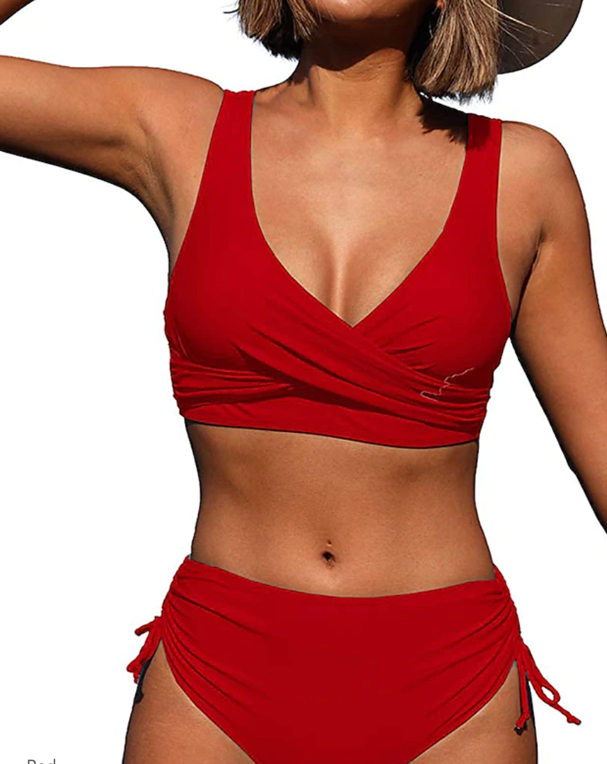 High Waist Bikini Set met Elegant Design