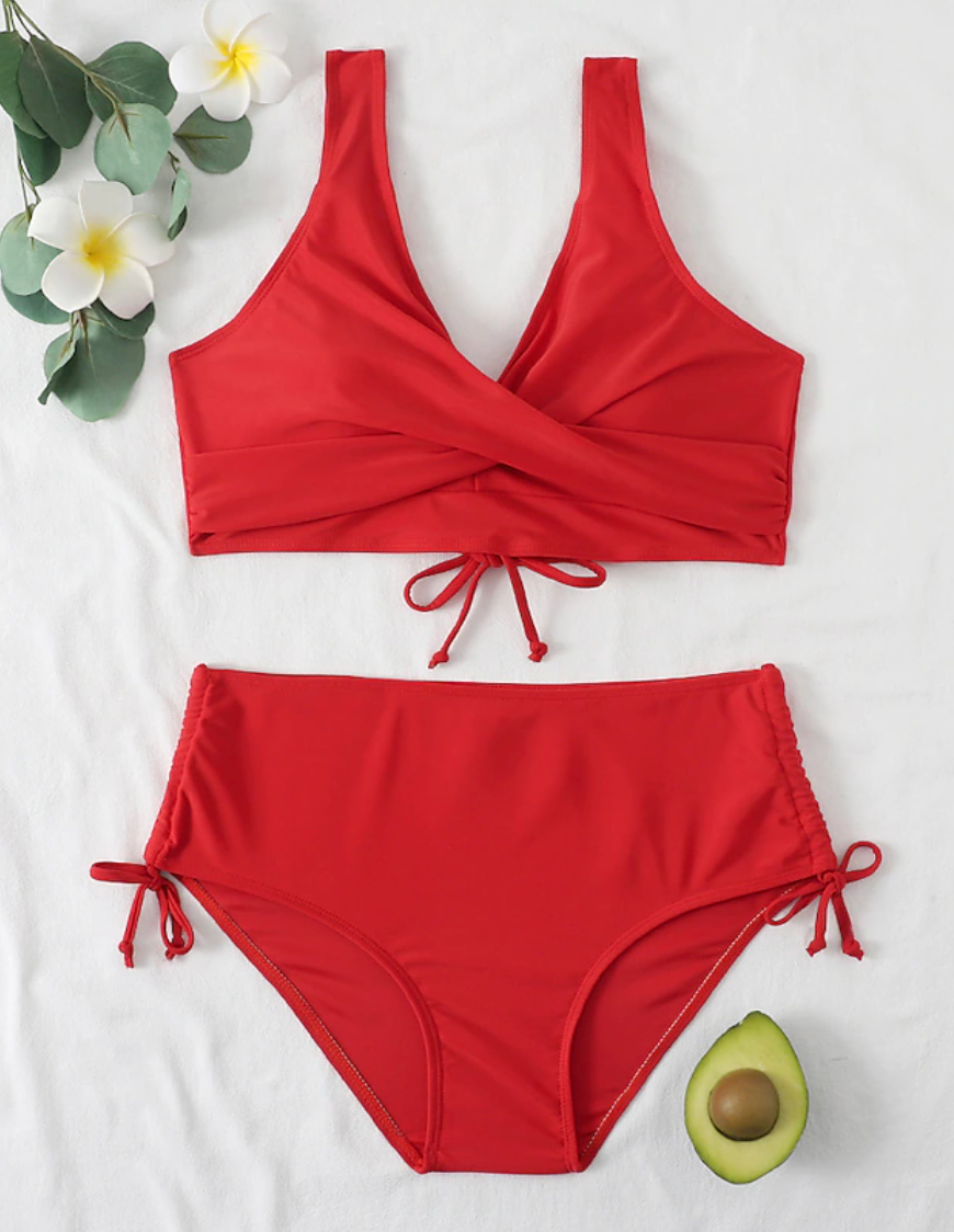 High Waist Bikini Set met Elegant Design