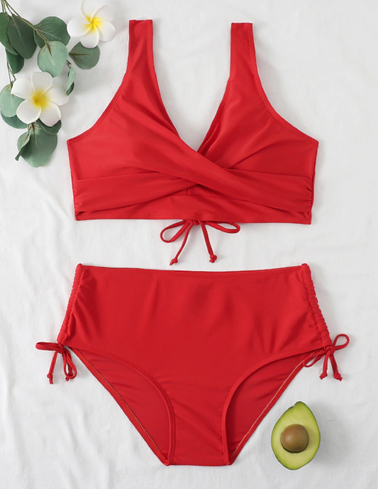 High Waist Bikini Set met Elegant Design