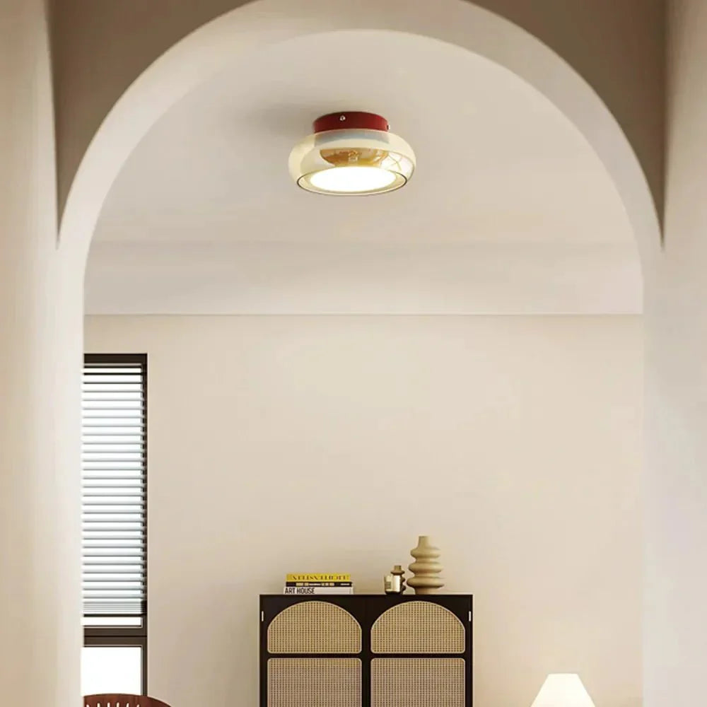 Hilda Retro Plafondlamp - Acryl Warm Licht