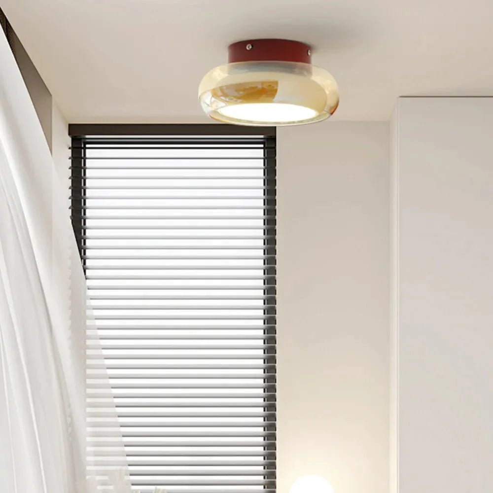 Hilda Retro Plafondlamp - Acryl Warm Licht