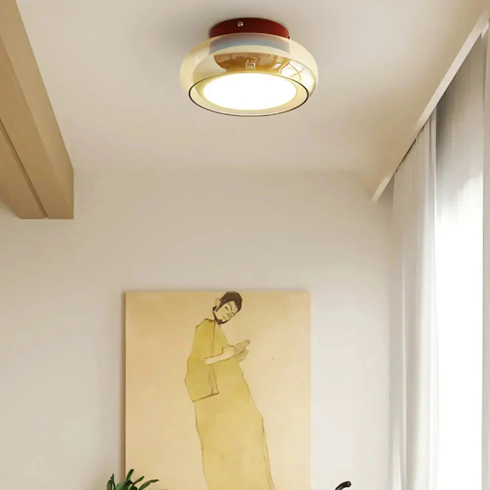 Hilda Retro Plafondlamp - Acryl Warm Licht