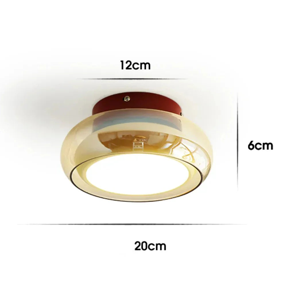 Hilda Retro Plafondlamp - Acryl Warm Licht