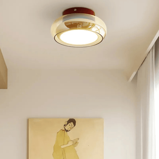 Hilda Retro Plafondlamp - Acryl Warm Licht