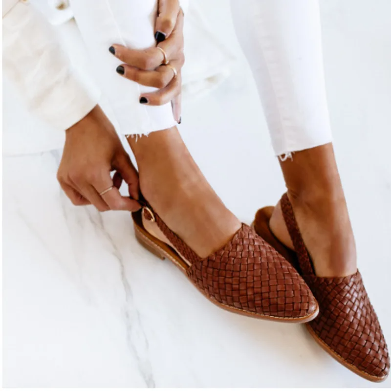 Hilga Leren Dames Sandalen met Hak