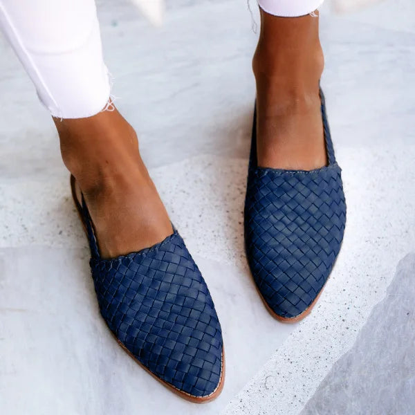 Hilga Leren Dames Sandalen met Hak