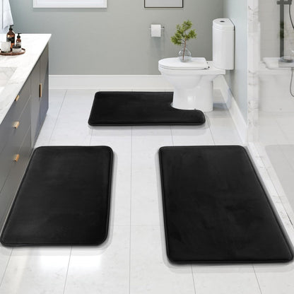 Hola – Luxe Fluwelen Memory Foam Badmat Set