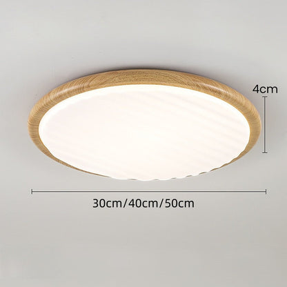Houten LED Plafondlamp - Moderne Verlichting Léandre