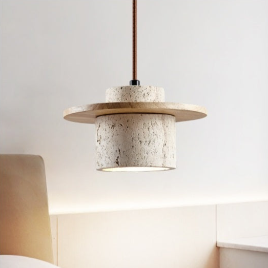 TRAVERTIN Hanglamp – Luxe Natuursteen Verlichting