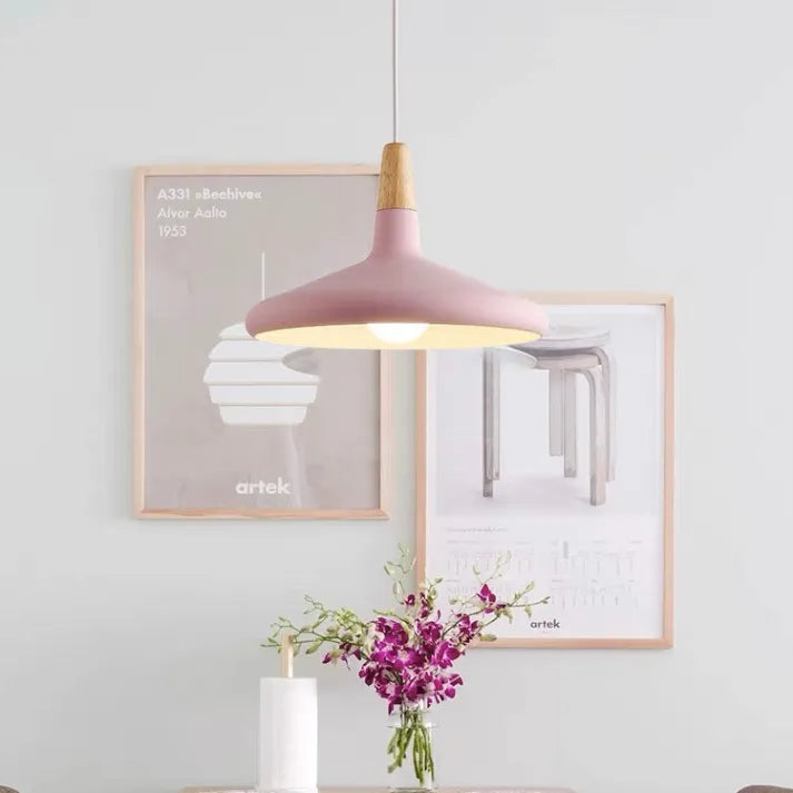 Macaron - Conische Metalen Hanglamp voor Stijlvolle Verlichting