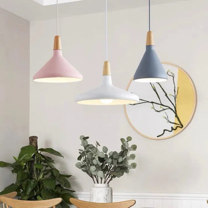 Macaron - Conische Metalen Hanglamp voor Stijlvolle Verlichting