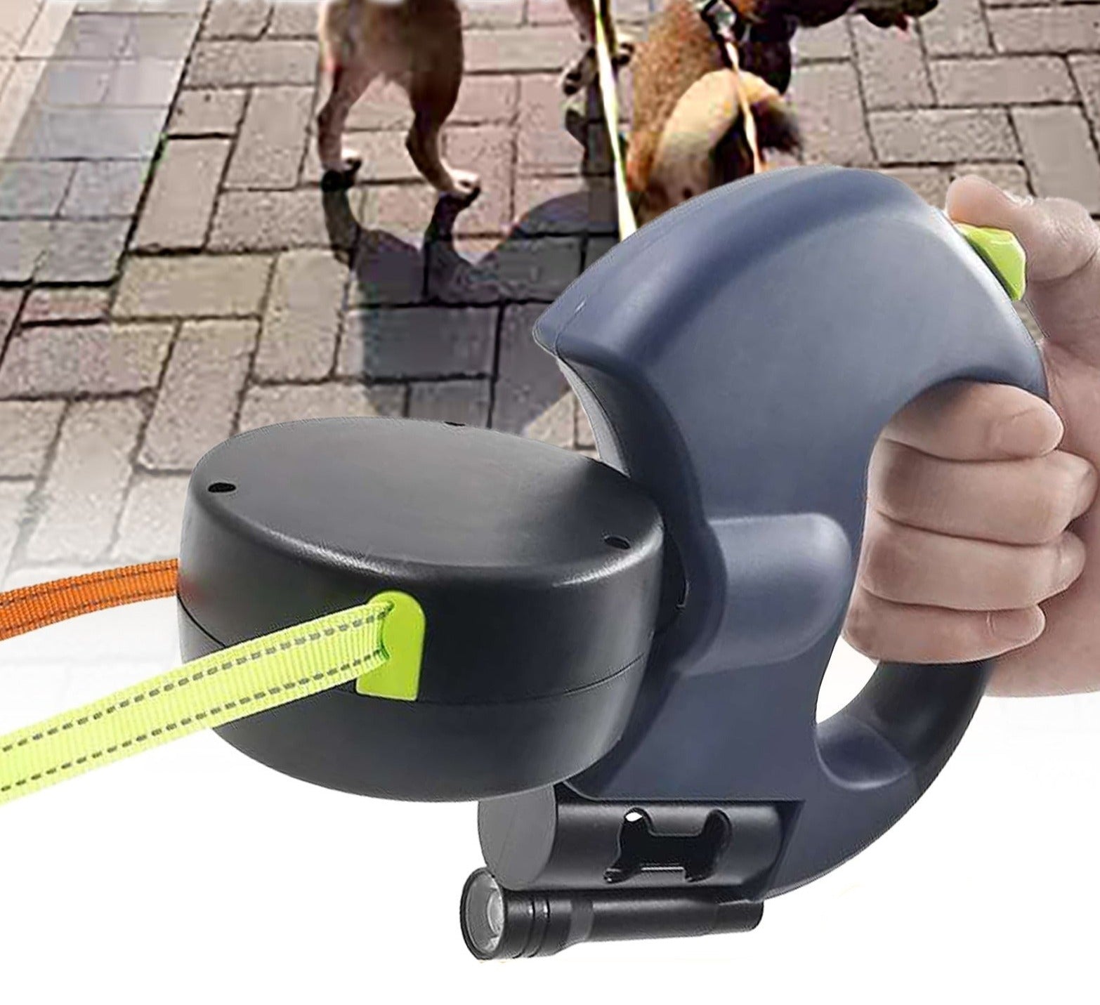 Innovatieve Dubbele Hondenriem met Verlichting