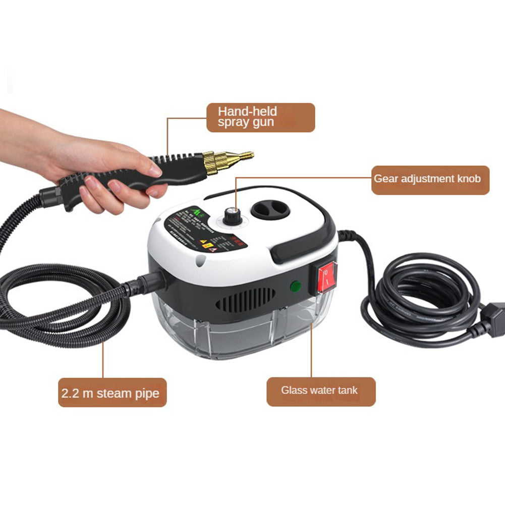 Innovatieve Stoomreiniger 2500W voor Thuis en Auto