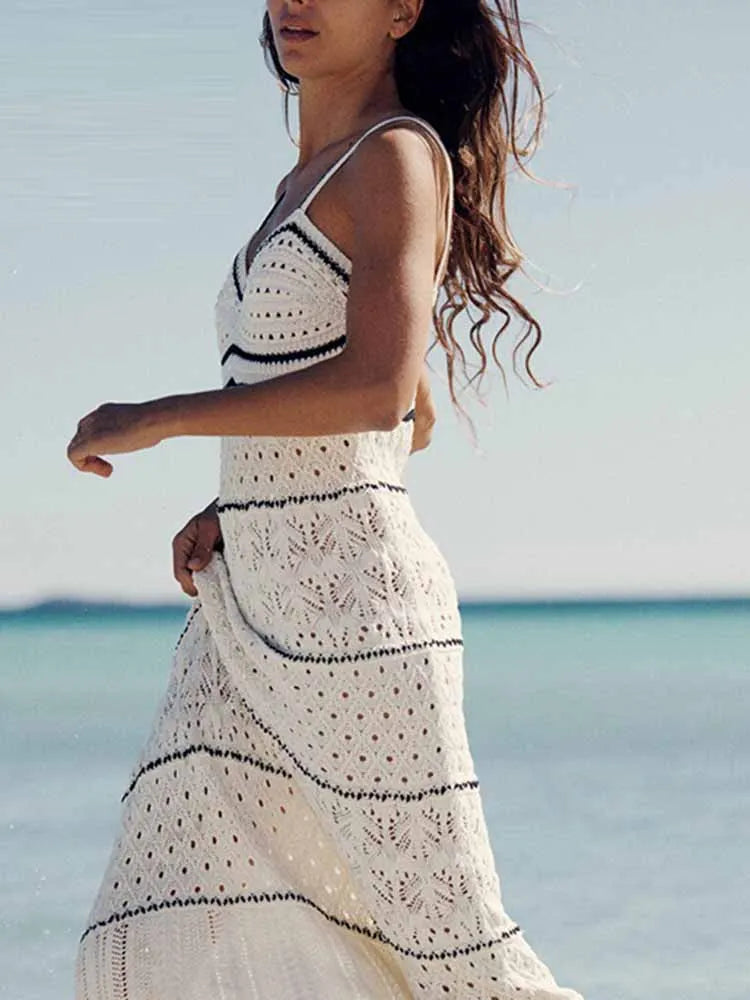 Jeecey Traf Mouwloze Jurk Chic Design