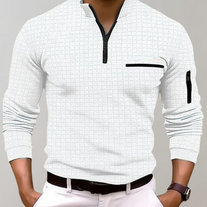 Jethro - Heren Longsleeve Poloshirt