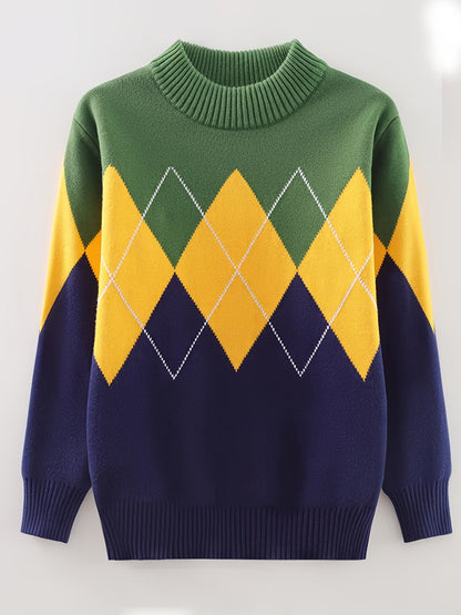 Jongens Kindertrui Gebreid - Jade Design