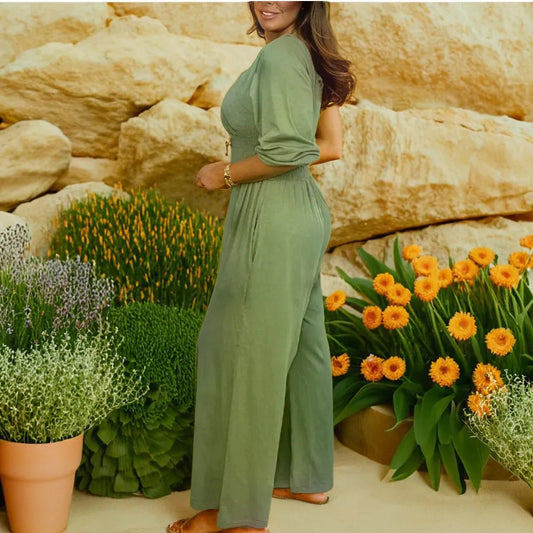 Jumpsuit met Lange Mouwen - Lenora