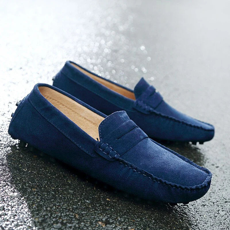 Kai Suède Loafers Heren Stijlvol Comfort