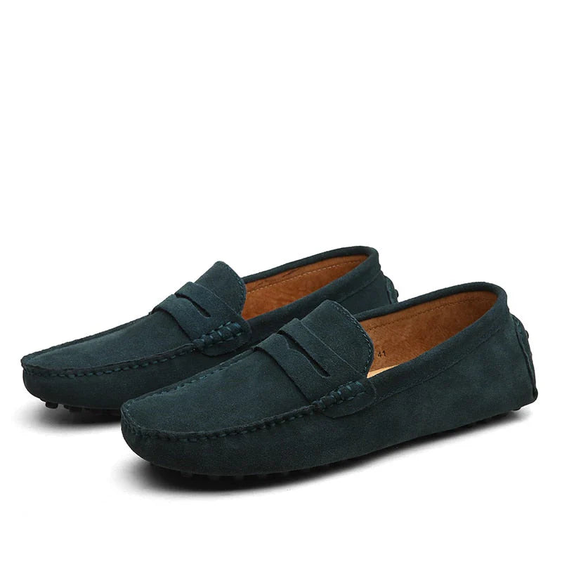 Kai Suède Loafers Heren Stijlvol Comfort