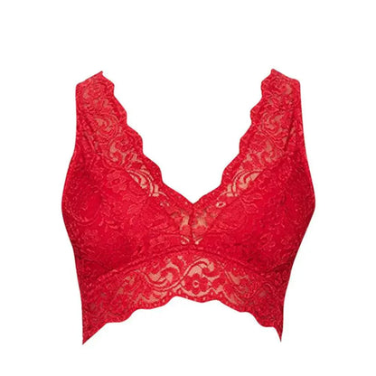 Kanten V-hals Bralette Zonder Beugels - Elegant